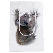 Koala Hang auf dem Niedlichen Bär Australien Tier Mittlere Geschenktüte (Rückseite)