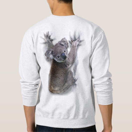 Koala Hang auf dem Niedlichen Bär Australien Tier Sweatshirt (Rückseite)