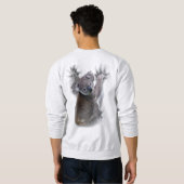 Koala Hang auf dem Niedlichen Bär Australien Tier Sweatshirt (Schwarz voll)