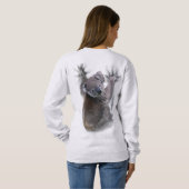 Koala Hang auf dem Niedlichen Bär Australien Tier Sweatshirt (Schwarz voll)