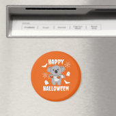 Koala Happy Halloween Pumpkin Bat Kostüm Magnet (In Situ (Geschirrspüler))