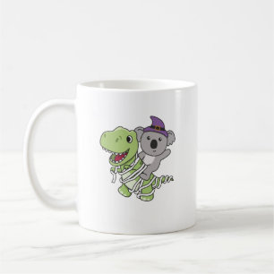 Koala Happy Halloween T-rex Mummy Costume Kaffeetasse