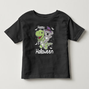 Koala Happy Halloween T-rex Mummy Costume Kleinkind T-shirt