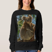 Koala-Hemddesign Sweatshirt (Vorderseite)