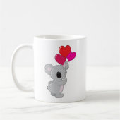 Koala-Herz-Ballone Kaffeetasse (Links)