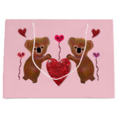 Koala-Herz-Geschenk-Taschen Große Geschenktüte (Vorderseite)
