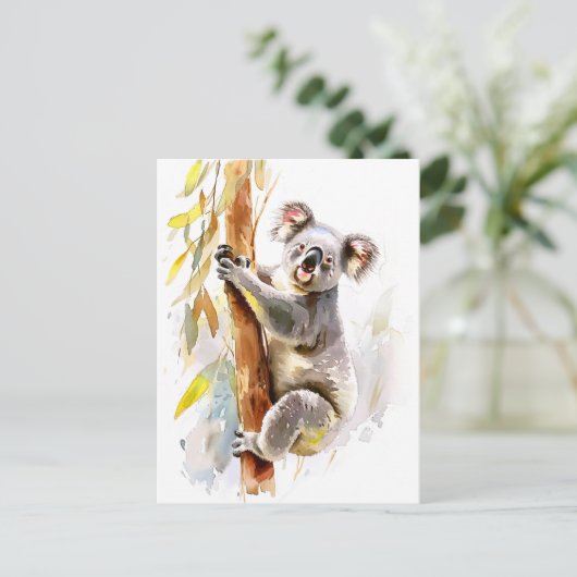 Koala Highlights Postkarte (Stehend Vorderseite)
