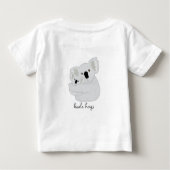 Koala Hugs Baby T-shirt (Rückseite)