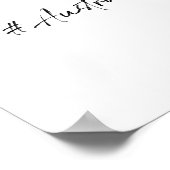 Koala Illustration #Australia Liebe white Poster (Ecke)