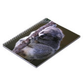 Koala im Baum-Notizbuch Notizblock (Linke Seite)