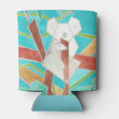 Koala im Baum Original Abstrakt Kunst Dosenkühler (Rückseite)