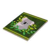 Koala im Dschungel Fliese (Seite)