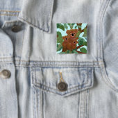 Koala im Eukalyptus Button (Beispiel)