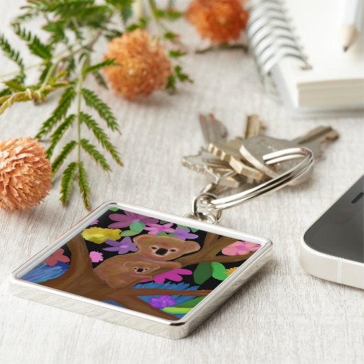 Koala im Hinterland Schlüsselanhänger (Seite)