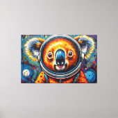 KOALA IM WELTALL-5 LEINWANDDRUCK (Vorderseite)