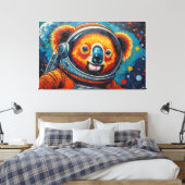 KOALA IM WELTALL LEINWANDDRUCK (Insitu (Schlafzimmer))