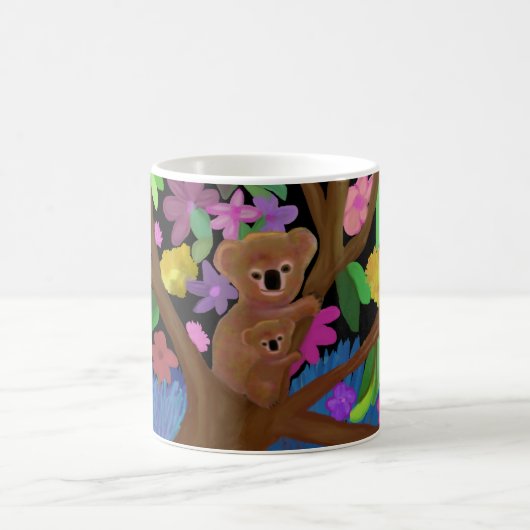 Koala in den Outback-Tassen Kaffeetasse (Mittel)
