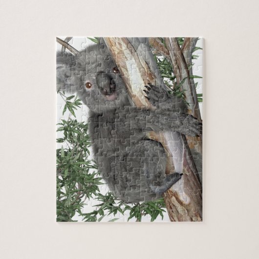 Koala in einem Baum Puzzle (Vertikal)