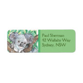 Koala in Eukalyptus Tree Painting (Vorne)