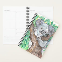 Koala in Eukalyptus Tree Painting Planer