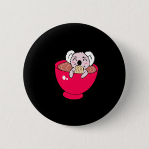 Koala in Ramen  Button