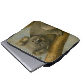 Koala in ruhiger Atmosphäre Laptopschutzhülle (Vorne Knopf)