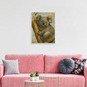 Koala in ruhiger Atmosphäre Leinwanddruck (Insitu (Wohnzimmer))