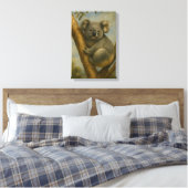 Koala in ruhiger Atmosphäre Leinwanddruck (Insitu (Schlafzimmer))