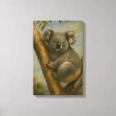 Koala in ruhiger Atmosphäre Leinwanddruck (Vorderseite)