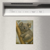 Koala in ruhiger Atmosphäre Magnet (In Situ (Geschirrspüler))
