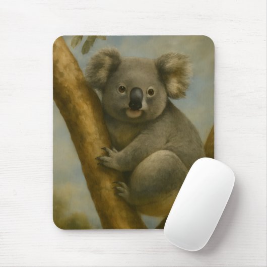 Koala in ruhiger Atmosphäre Mousepad (Mit Mouse)