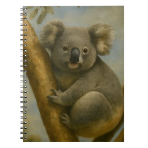 Koala in ruhiger Atmosphäre Notizblock