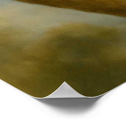 Koala in ruhiger Atmosphäre Poster (Ecke)