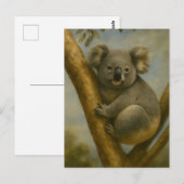 Koala in ruhiger Atmosphäre Postkarte (Vorne/Hinten)