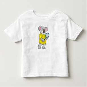 Koala in Tennis mit Tennis-Schläger Kleinkind T-shirt