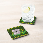 Koala in the Jungle Getränkeuntersetzer (Rechte Seite)