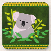 Koala in the Jungle Getränkeuntersetzer (Vorderseite)