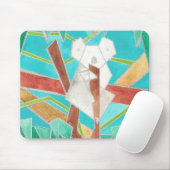 Koala in Tree Original Abstract Art Mousepad (Mit Mouse)