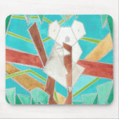 Koala in Tree Original Abstract Art Mousepad (Vorne)
