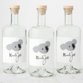 Koala Jo Bottle Labels Alkoholflaschenetikett (Flaschen)
