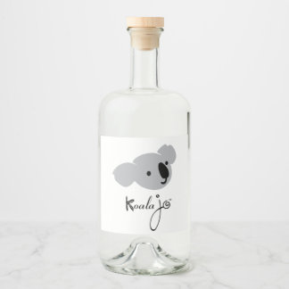 Koala Jo Bottle Labels Alkoholflaschenetikett