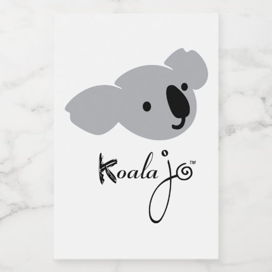 Koala Jo Container Labels Lebensmitteletikett (Einzelnes Label)