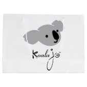 Koala Jo Shopping Bag Große Geschenktüte (Rückseite)