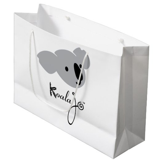 Koala Jo Shopping Bag Große Geschenktüte (Vorderseite Schrägansicht)