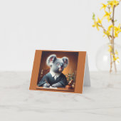 Koala Judge Karte (Gelbe Blume)