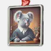 Koala Judge Ornament Aus Metall (Links)