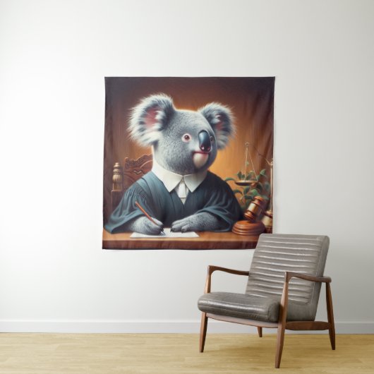 Koala Judge Wandteppich (Beispiel)