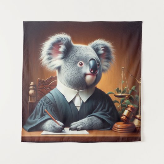 Koala Judge Wandteppich (Vorderseite)