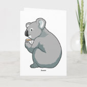 Koala-Kaffeetasse Karte (Rückseite)
