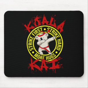 Koala Kai Lustiger Karate-Ninja-Dojo Koala Umarme  Mousepad